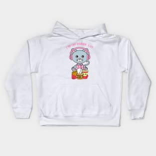 I am an indoor cat Kids Hoodie